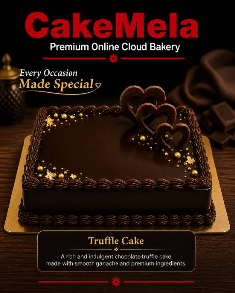 4 Pound Chocolate Truffle Cake 🍫