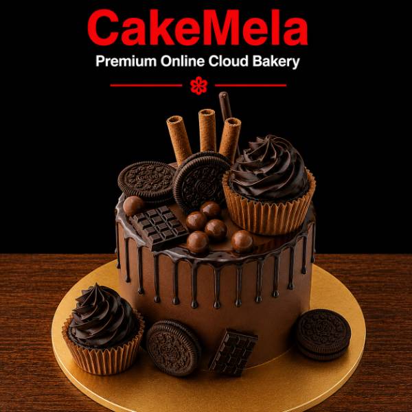 2 Pound Midnight Chocolate Truffle Cake